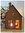 Kerzenhaus Teelichthaus Rost-Haus Garten-Deko rostig 15 / 25 cm Landhausstil Shabby