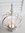 Windlicht KRONE Teelichthalter alt-weiß 18cm Deko Shabby Vintage Landhaus