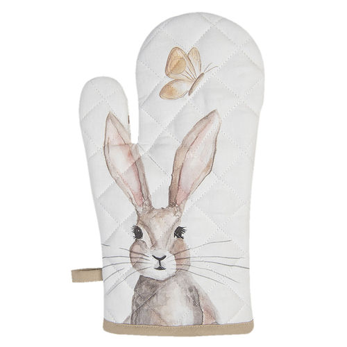 CLAYRE & EEF Ofenhandschuh HASE Osterhase Frühling Ostern Shabby reb44