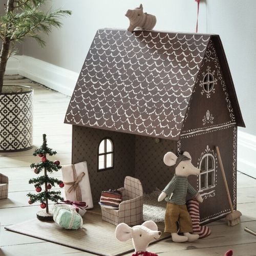 MAILEG Lebkuchenhaus Puppenhaus für Elf Maus Deko Weihnachten
